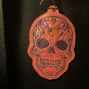 Sugar skull keychain